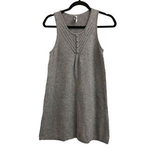Vintage GAP tunic / mini sweater dress angora mix size M Heather gray Y2K
